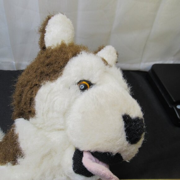 Vintage Luv Bunch Adorable Brown & White Husky Plush Stuffed Animal Toy - Picture 12 of 16